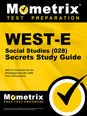 cover image of WEST-E Social Studies (028) Secrets Study Guide